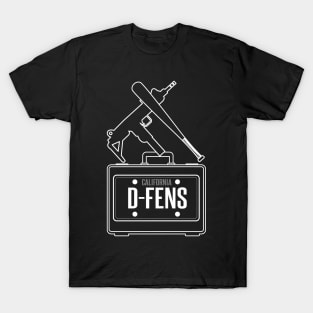 D-Fens License Plate T-Shirt